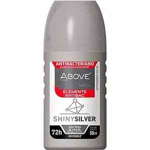 ABOVE deo roll-on shiny silver men